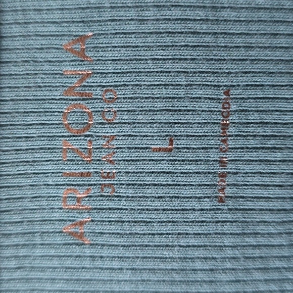 ARIZONA JEAN CO WOMEN'S JUNIORS SIZE GREEN RIBBED CROP TOP SIZE LARGE - Picture 5 of 10